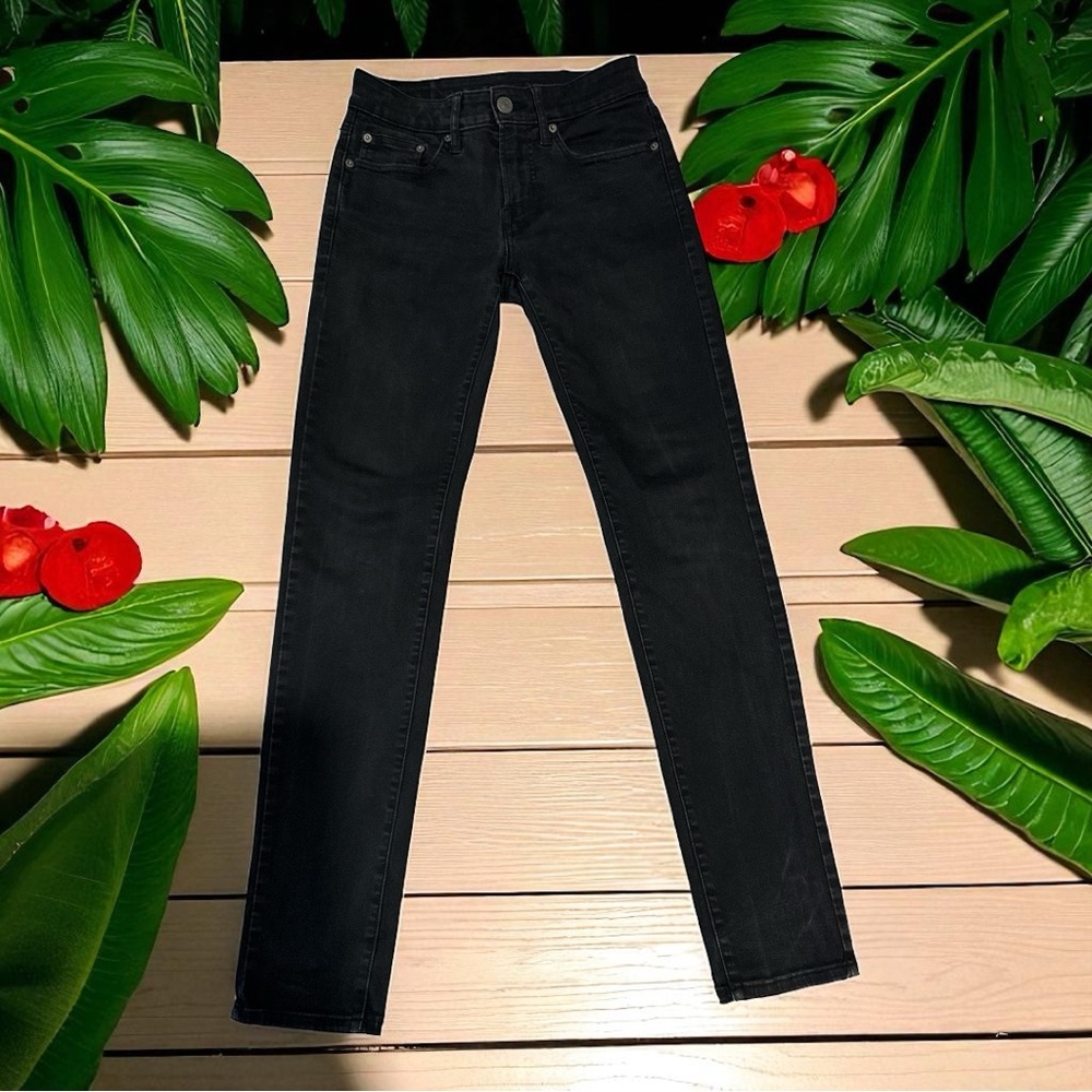 American Eagle Black Faded Denim Jeans‎ 28x32 Unisex Next Level Flex